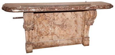 Lot 168 - Louis XVI Style Marble and Composition Console...