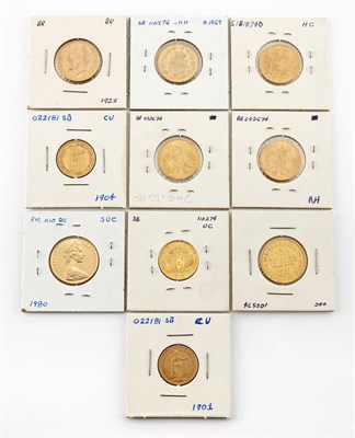 Lot 1112 - World Wide Gold Coin Group Nice lot of ten...