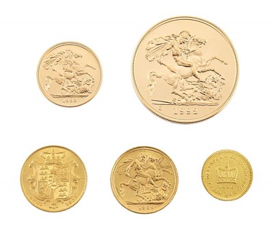 Lot 1090 - Great Britain Gold Coin Group Selection of...