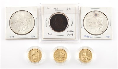 Lot 1180 - United States Gold and Silver Coin Group...