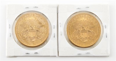 Lot 1163 - United States Two 1904 $20 Liberty Gold Coins...