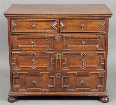 Lot 259 - William III Oak Chest of Drawers The...