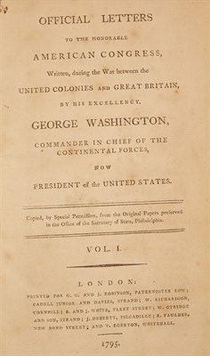 Lot 150 - WASHINGTON, GEORGE Official Letters to the...
