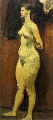 Lot 104 - Raphael Soyer American, 1899-1987 Standing...