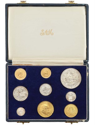 Lot 1098 - South Africa 1963 Proof Set of Nine Coins PS56...