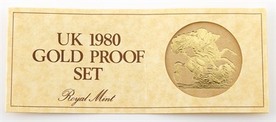 Lot 1087 - Great Britain 1980 Gold Issues Set of four...