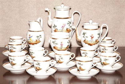 Lot 255 - Continental Porcelain Tea and Coffee Service...