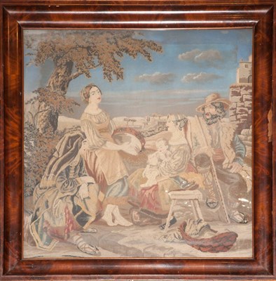 Lot 271 - Framed Needlepoint Height overall 30 1/2...