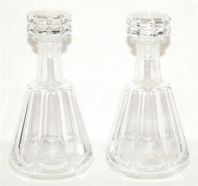 Lot 280 - Pair of Baccarat Glass Decanters Height 9 1/2...