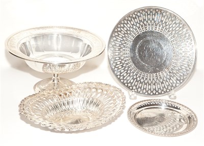Lot 295 - Group of Four American Sterling Silver Table...