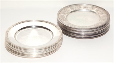 Lot 297 - Two Sets of American Sterling Silver Bread...