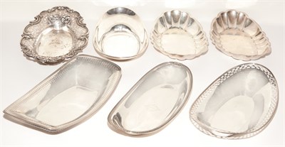 Lot 299 - Group of Seven American Sterling Silver Bread...