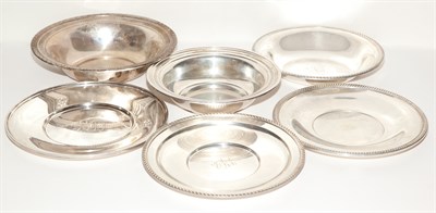 Lot 307 - Group of Six American Sterling Silver Table...