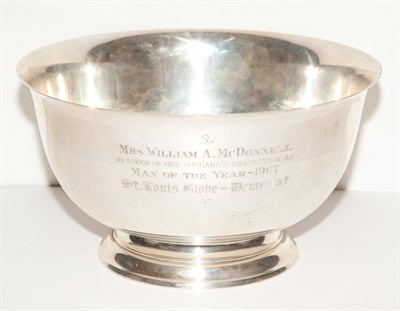 Lot 309 - Gorham Sterling Silver Punch Bowl Diameter 14...