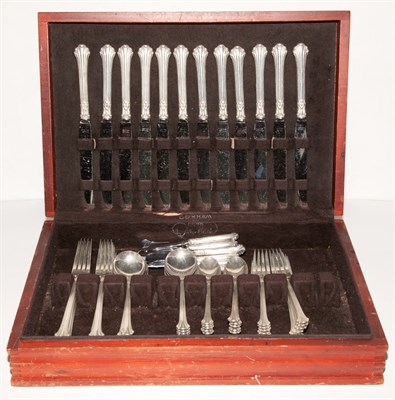 Lot 312 - Towle Silver Plumes Sterling Silver Service...