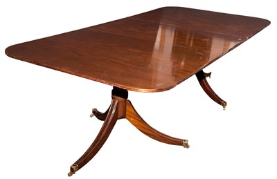 Lot 326 - George III Style Mahogany Double-Pedestal...