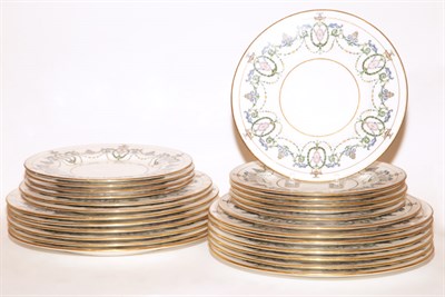 Lot 334 - Mintons Porcelain Part Dinner Service...