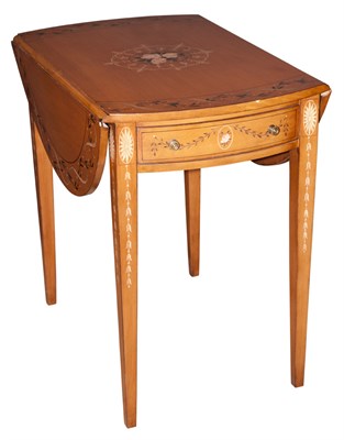 Lot 335 - George III Style Paint Decorated Maple...