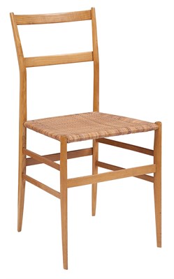 Lot 223 - Gio Ponti Ash and Cane Superleggera Chair...