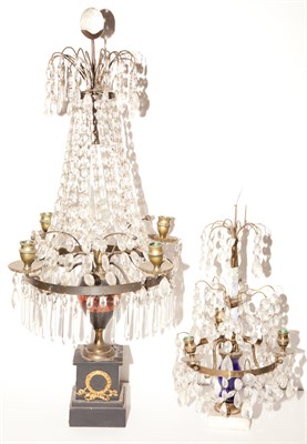 Lot 397 - Neoclassical Style Painted Wood, Marble and...