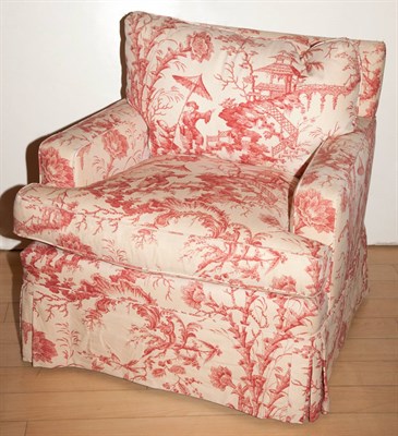 Lot 411 - Upholstered Club Chair