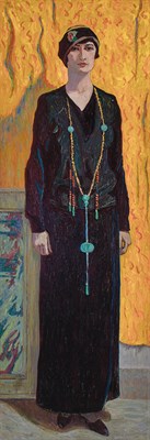 Lot 98 - Allen Tucker American, 1866-1939 Miss Olga...