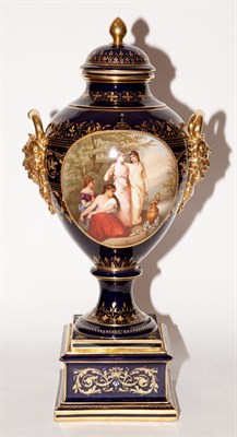 Lot 571 - Vienna Style Gilt and Polychrome Decorated...