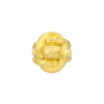 Lot 638 - Gold Knot Ring, Henry Dunay