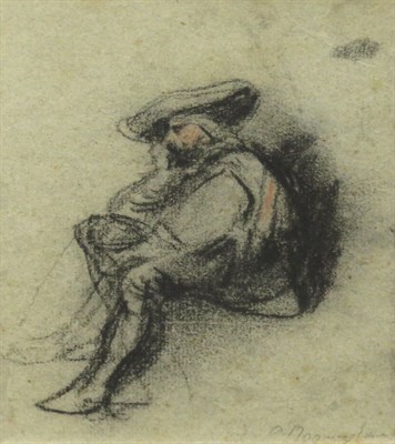 Lot 68 - Camille Roqueplan French, 1800-1855 A Seated...