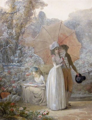 Lot 63 - Jean-Baptiste Mallet French, 1759-1835 Couple...