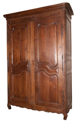 Lot 516 - French Provincial Oak Armoire Height 6 feet 8...