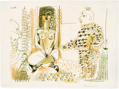 Lot 168 - Pablo Picasso LE PEINTRE ET SON MODÈLE (B....