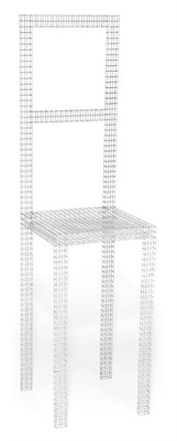 Lot 251 - Robert Wilson Wire Mesh Hanging Freud Chair...