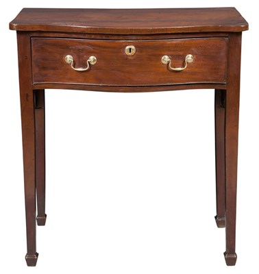 Lot 144 - George III Serpentine Side Table With a long...