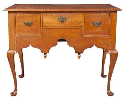Lot 209 - Queen Anne Cherry High Chest Base Height 32...