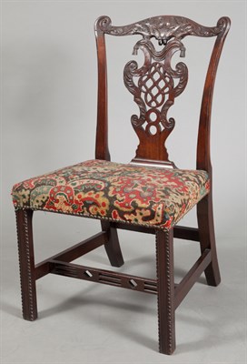 Lot 149 - Set of Four George III Style Mahogany Side...