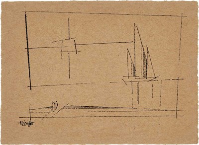 Lot 54 - Lyonel Feininger American/German, 1871-1956...
