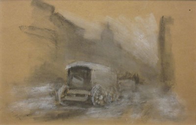 Lot 39 - Robert Henri American, 1865-1929 Horse Drawn...