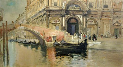Lot 100 - Francis Hopkinson Smith American, 1838-1915...