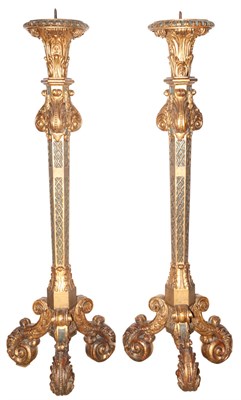 Lot 236 - Pair of Regence Style Polychrome Decorated...