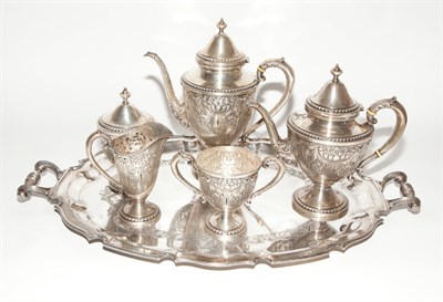 Lot 395 - Frank M. Whiting Five-Piece Sterling Silver...