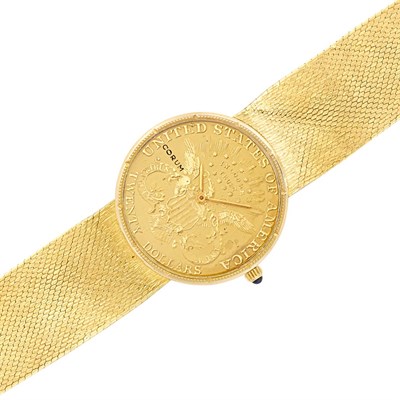 Lot 233 - Gentleman's Gold Coin Wristwatch, Corum