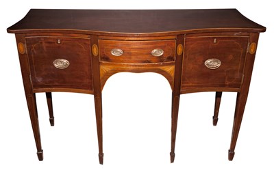 Lot 87 - English Inlaid Mahogany Sideboard 19th Century...