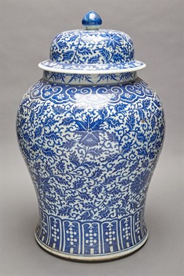 Lot 111 - Chinese Blue and White Glazed Porcelain...