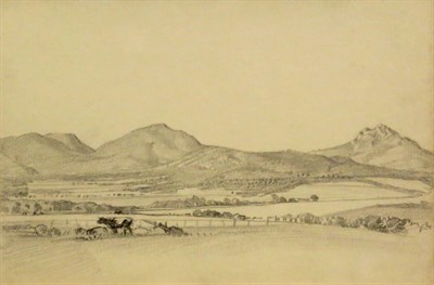 Lot 45 - Hans Heysen Australian, 1877-1968 Hills Near...