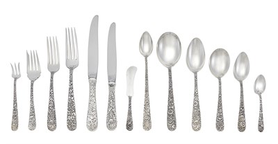 Lot 238 - Assembled S. Kirk & Son Sterling Silver...