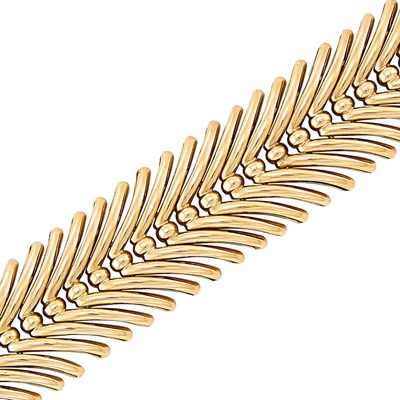Lot 355 - Gold Link Bracelet