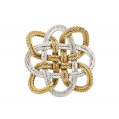 Lot 635 - Two-Color Gold Brooch, Tiffany & Co.
