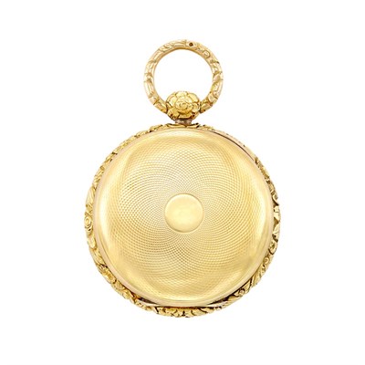 Lot 423 - Antique Variegated Gold Open Face Fusee Pocket Watch, George Graham, London, No. 6561