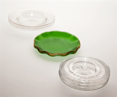 Lot 162 - Group of Glass Table Articles Approximately...